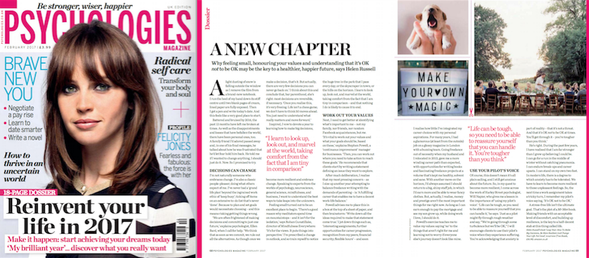 Leap Year in February issue of Psychologies magazine