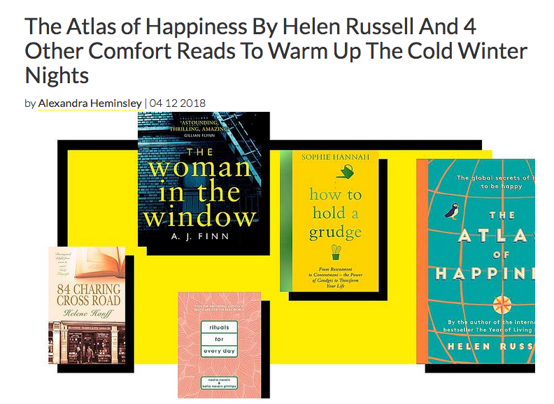 The Atlas of Happiness top book pick Grazia UK